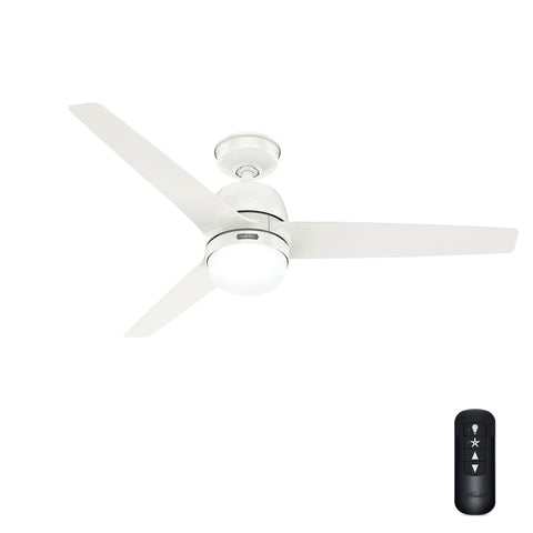 132cm Seawave Outdoor Ceiling Fan - White