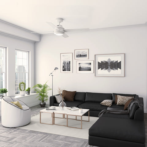 132cm Greta DC Ceiling Fan - White