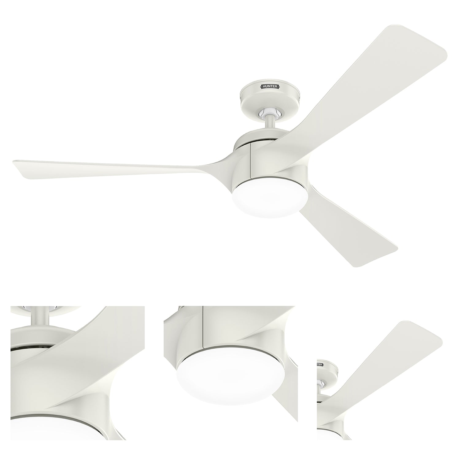 132cm Rosedale DC Ceiling Fan - White