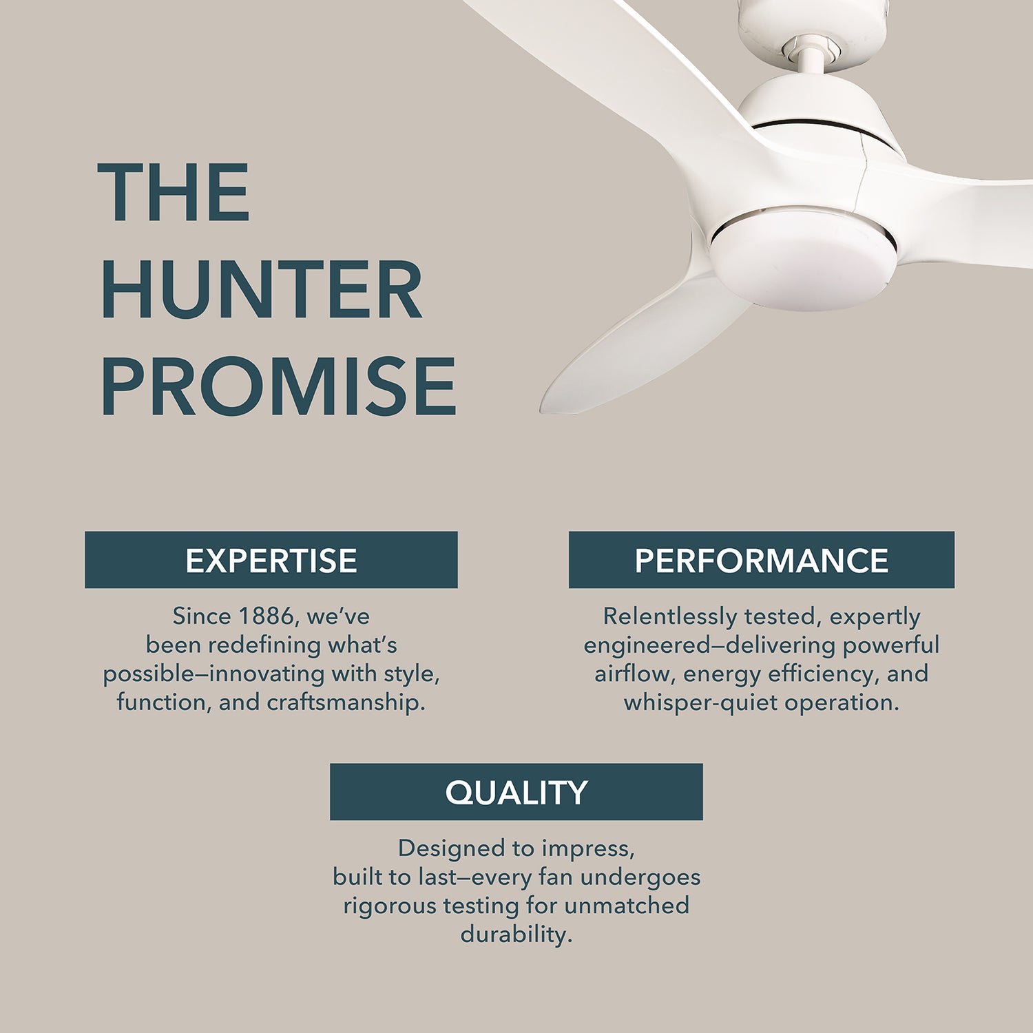 132cm Calabasas DC Ceiling Fan - White