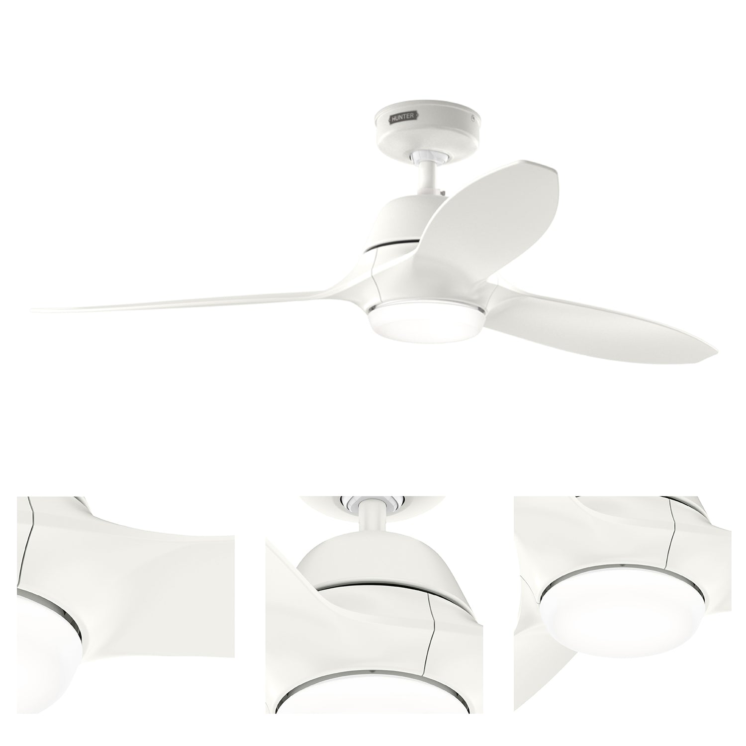 132cm Calabasas DC Ceiling Fan - White