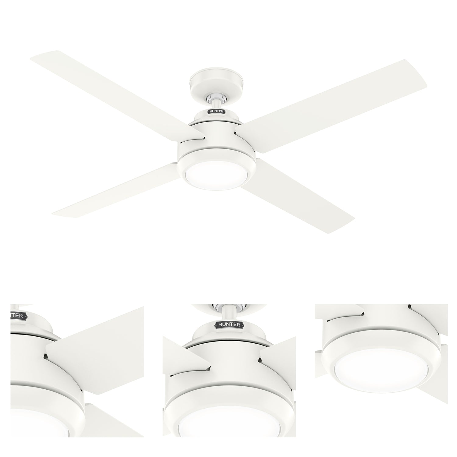 132cm Greta DC Ceiling Fan - White